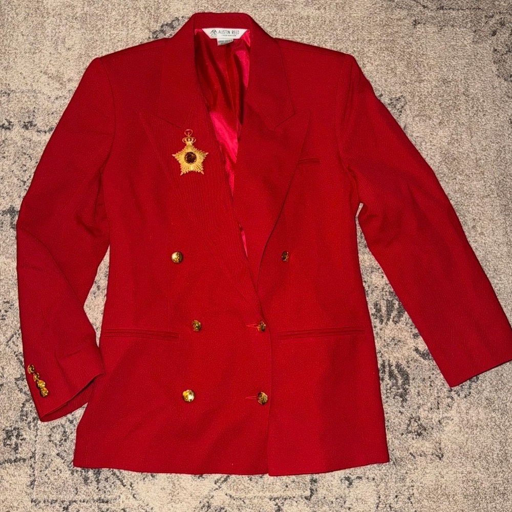 Vintage Women’s Size 6 Austin Reed 100% Worsted Wool Blazer